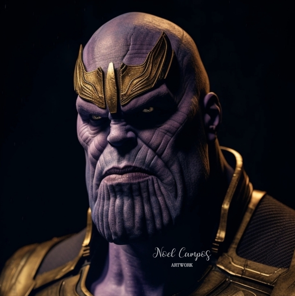 Thanos Art by Noel Campos